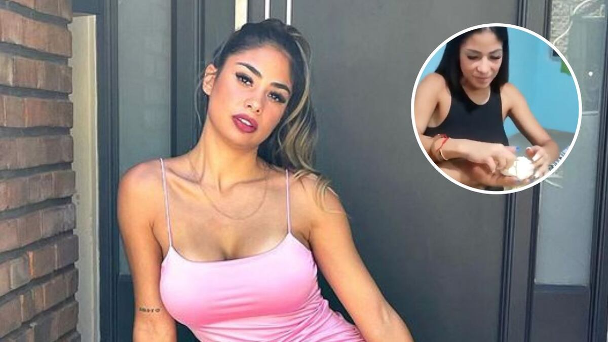 Daniela Celis intentó hacer empanadas con la hermana de Thiago y el resultado fue viral