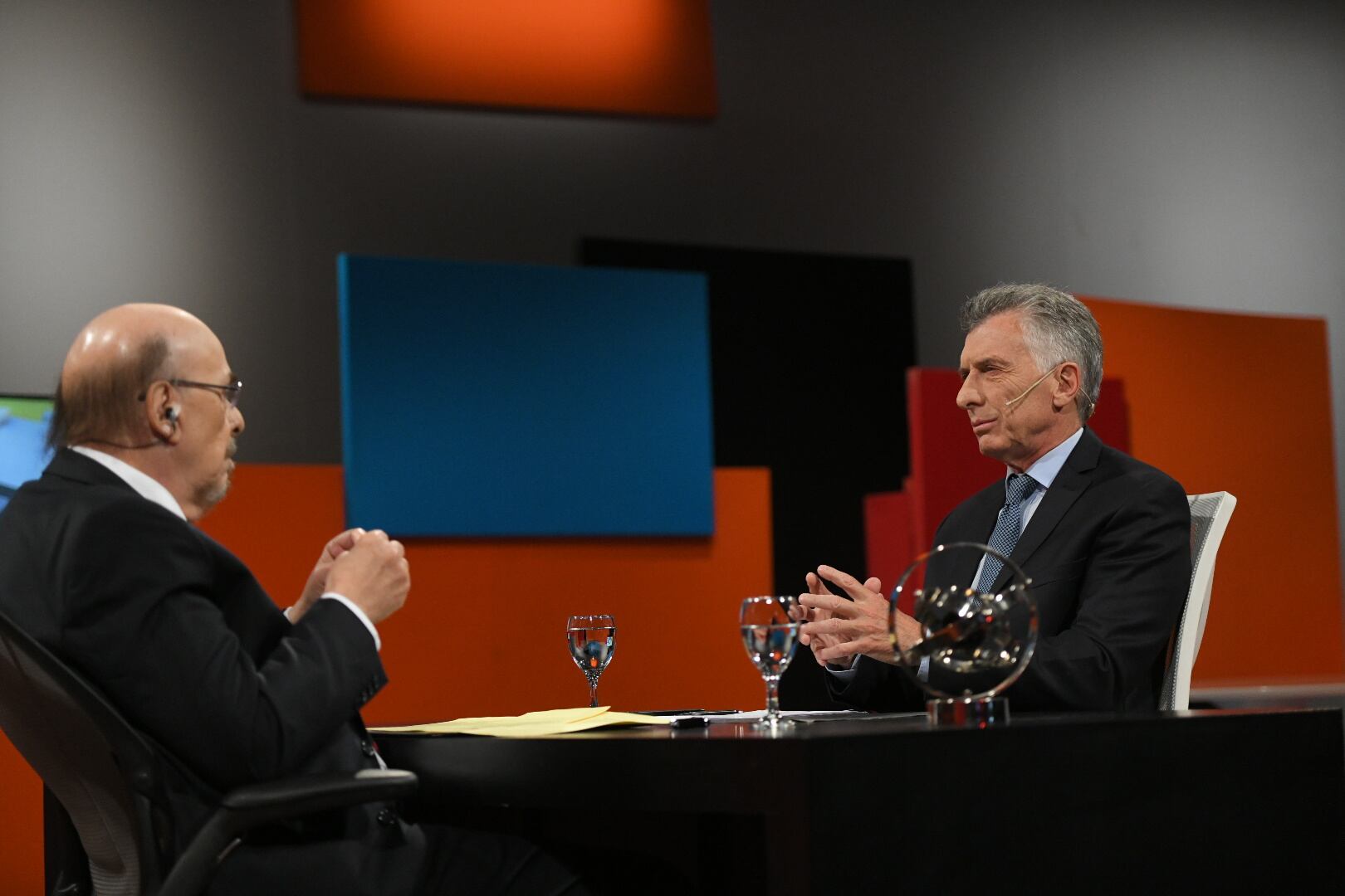 Mauricio Macri en Desde el Llano. Foto: Clarín