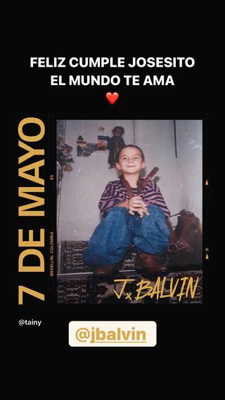 Cazzu saludó a J Balvin por su cumpleaños. (Instagram)