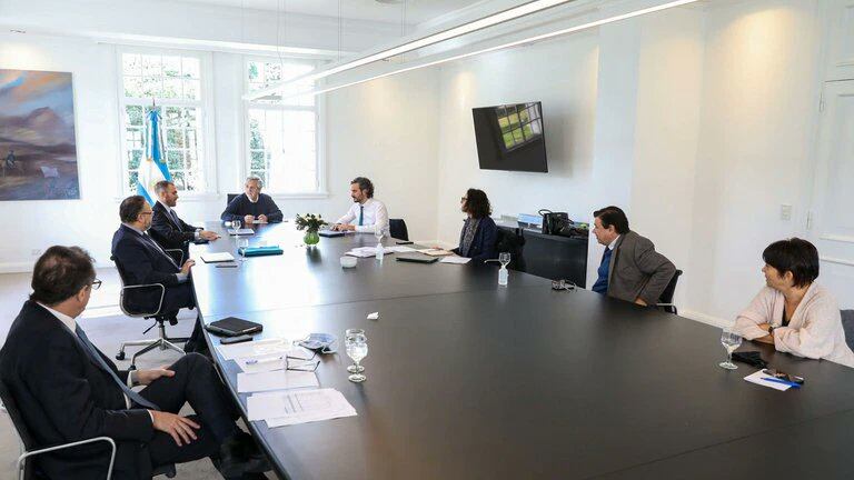 Reunión de Gabinete en Olivos. (Foto: Presidencia)