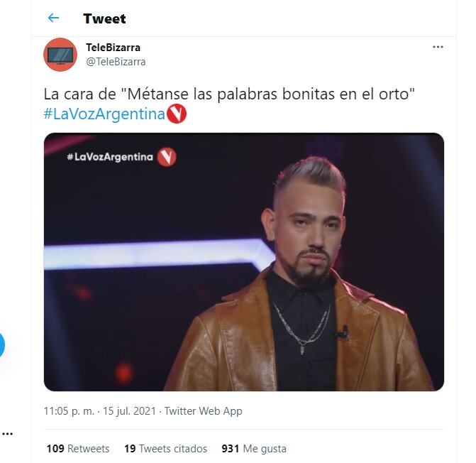 Leandro recibió apoyo en redes.