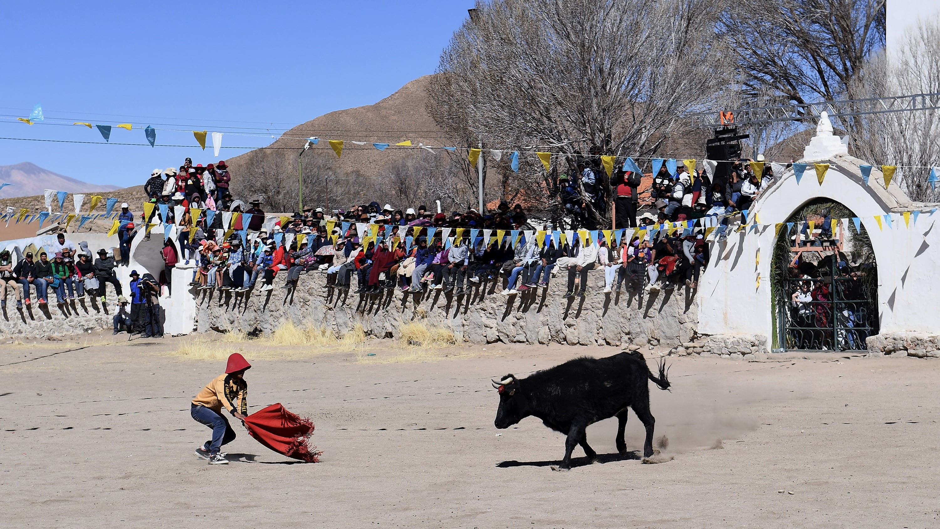 El mítico "toreo de la vincha" es el principal atractivo de los festejos que se vive en Casabindo, Jujuy, cada mes de agosto.