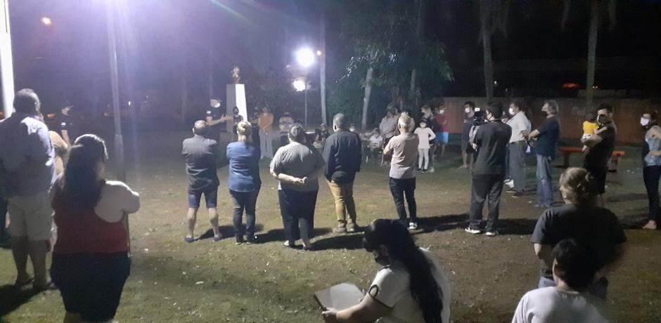 Reunión con autoridades policiales en Eldorado.