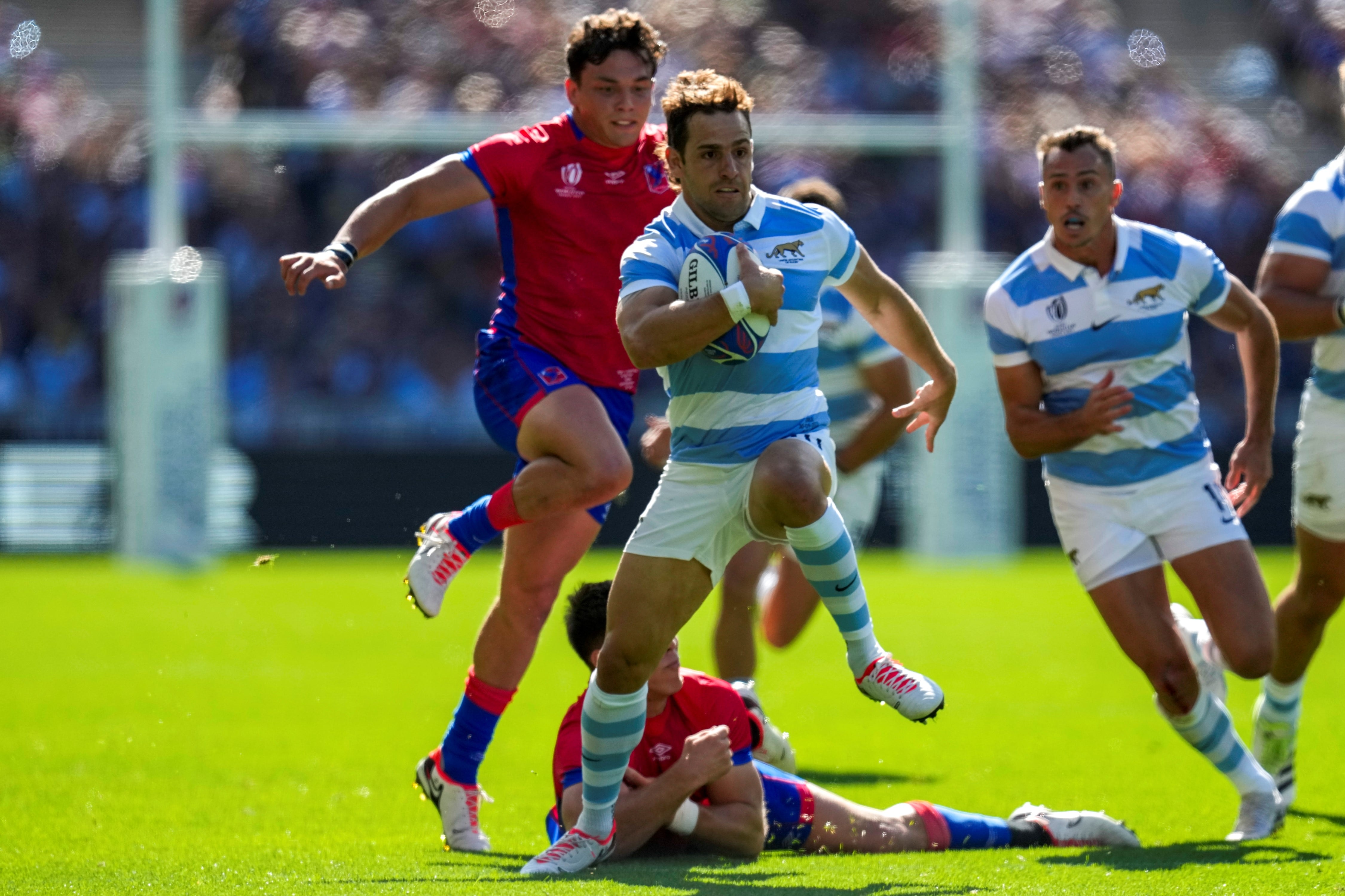 Nicolás Sánchez consiguió un récord con Los Pumas