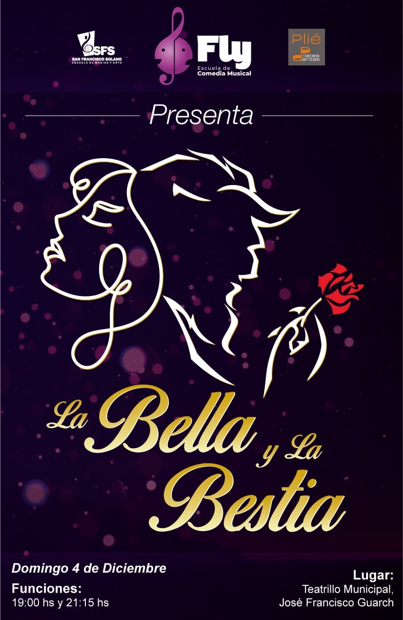 La Bella y la Bestia el musical en Arroyito