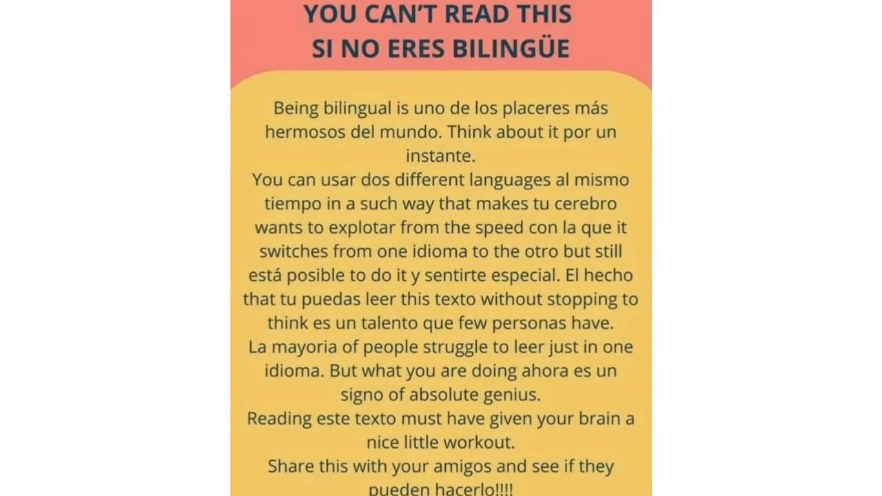 SOLO para BILINGÜES: el acertijo visual que demuestra tu nivel de inglés