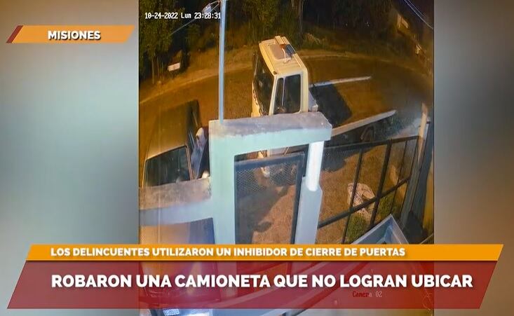 Recuperaron en San Vicente una camioneta robada.