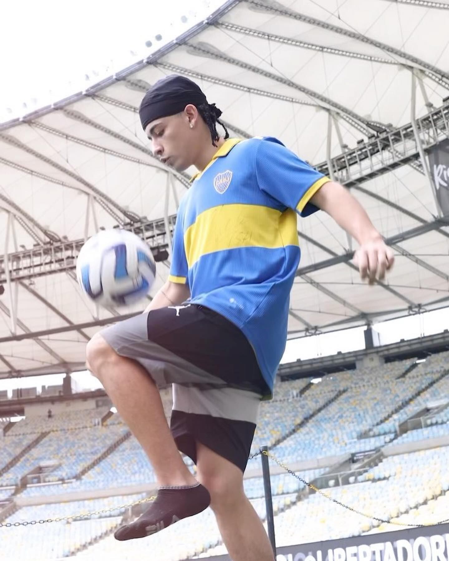 Trueno en el Maracaná antes de la final de Copa Libertadores 2023