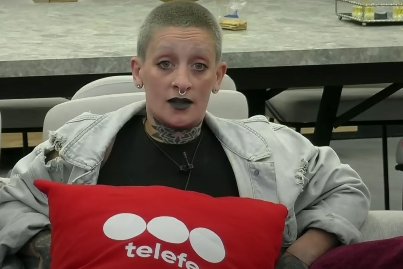 "Furia", Juliana Scaglione, en Gran hermano 2024. (Captura "Gran hermano Argentina")