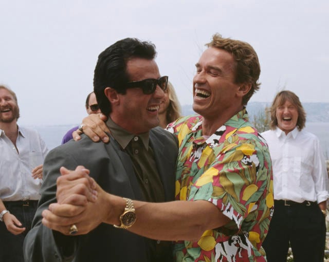 Sylvester Stallone y Arnold Schwarzenegger.