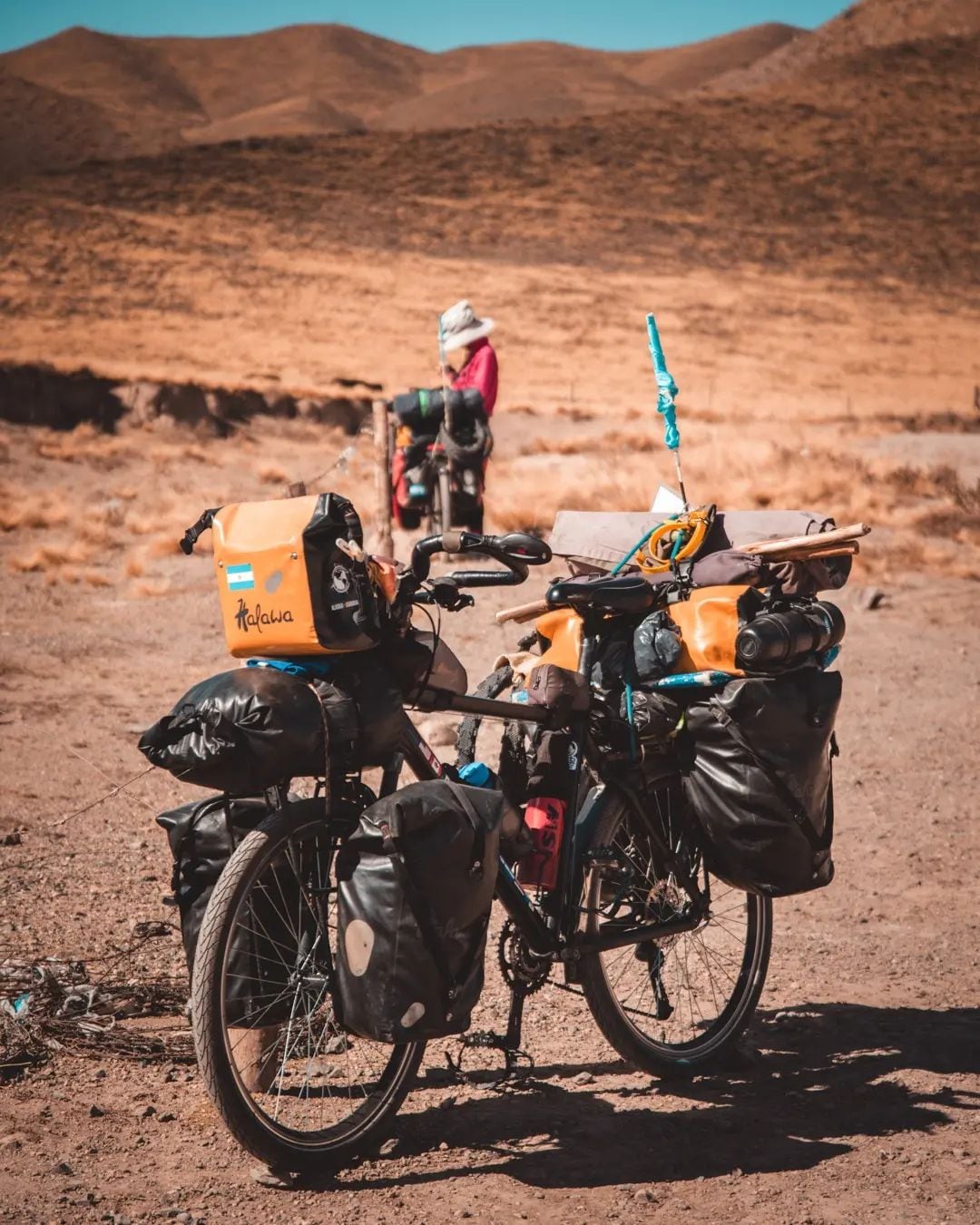 Así son las bicis que usan los viajeros para transportarse.