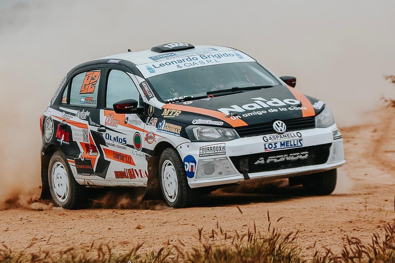 Ocampo-Inveraldi, en acción. Desde Córdoba, son protagonistas en el Rally Riojano.