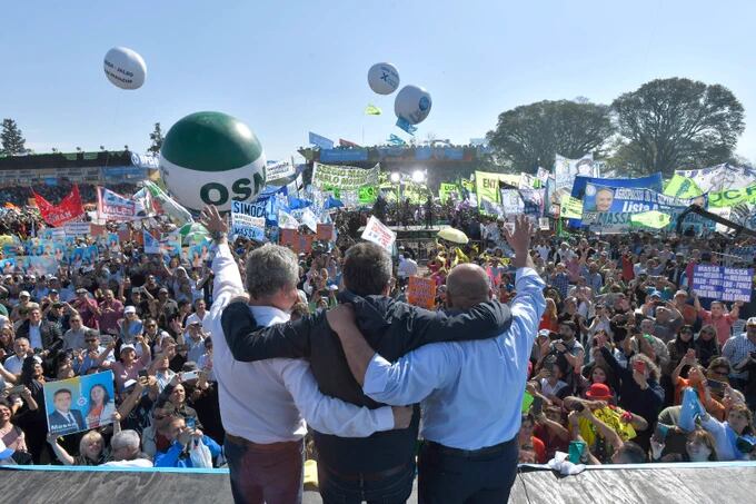 Sergio Massa en el acto en Tucumán.