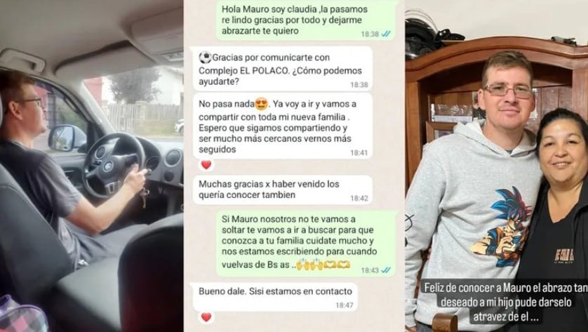 La familia de Emmanuel conoció a Mauro, el muchacho que recibió sus órganos.