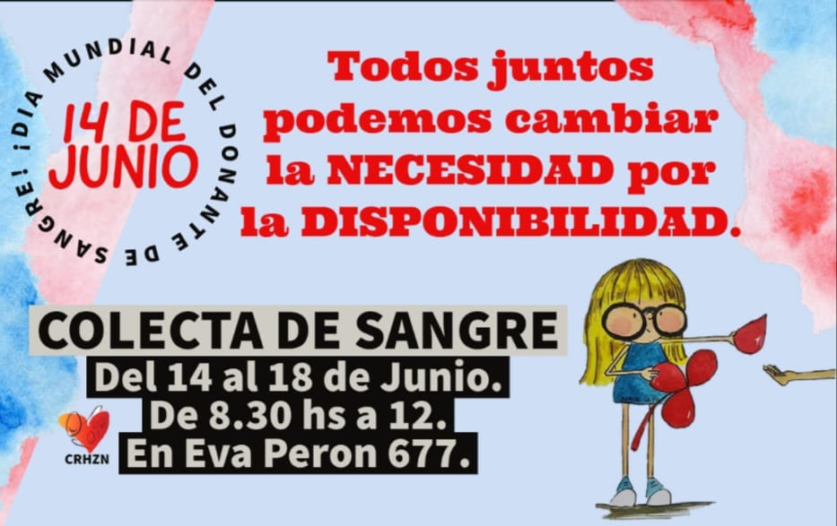 Donar sangre salva vidas.