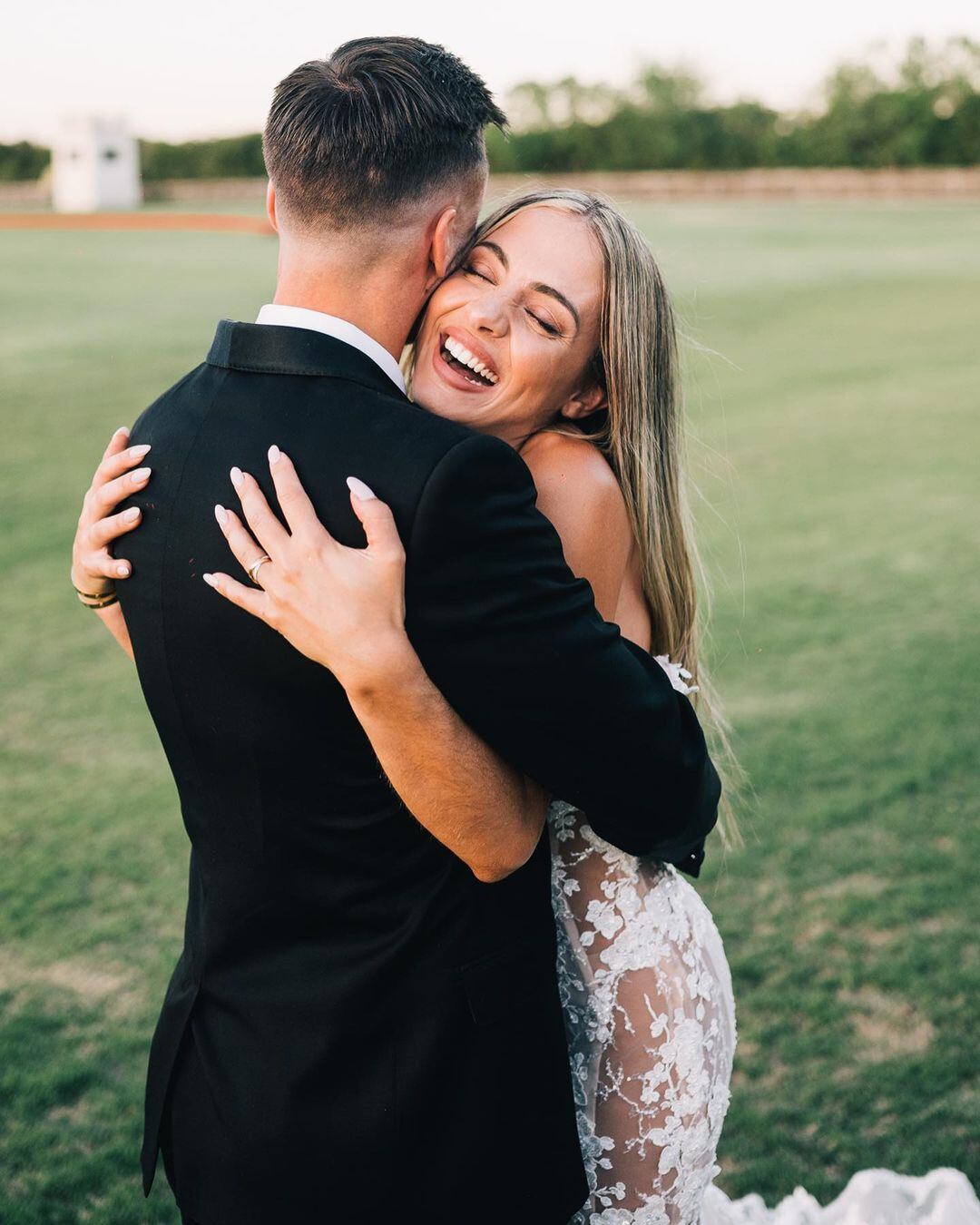 Nicolás Tagliafico y un romántico posteo para su esposa, Caro Calvagni. Gentileza Instagram.