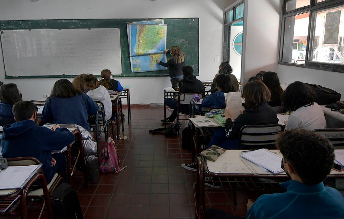 Los docentes temen por sus puestos de trabajo. Foto: Orlando Pelichotti