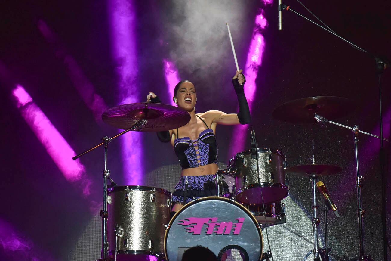 Tini Stoessel en el estadio Kempes (Facundo Luque / La Voz)