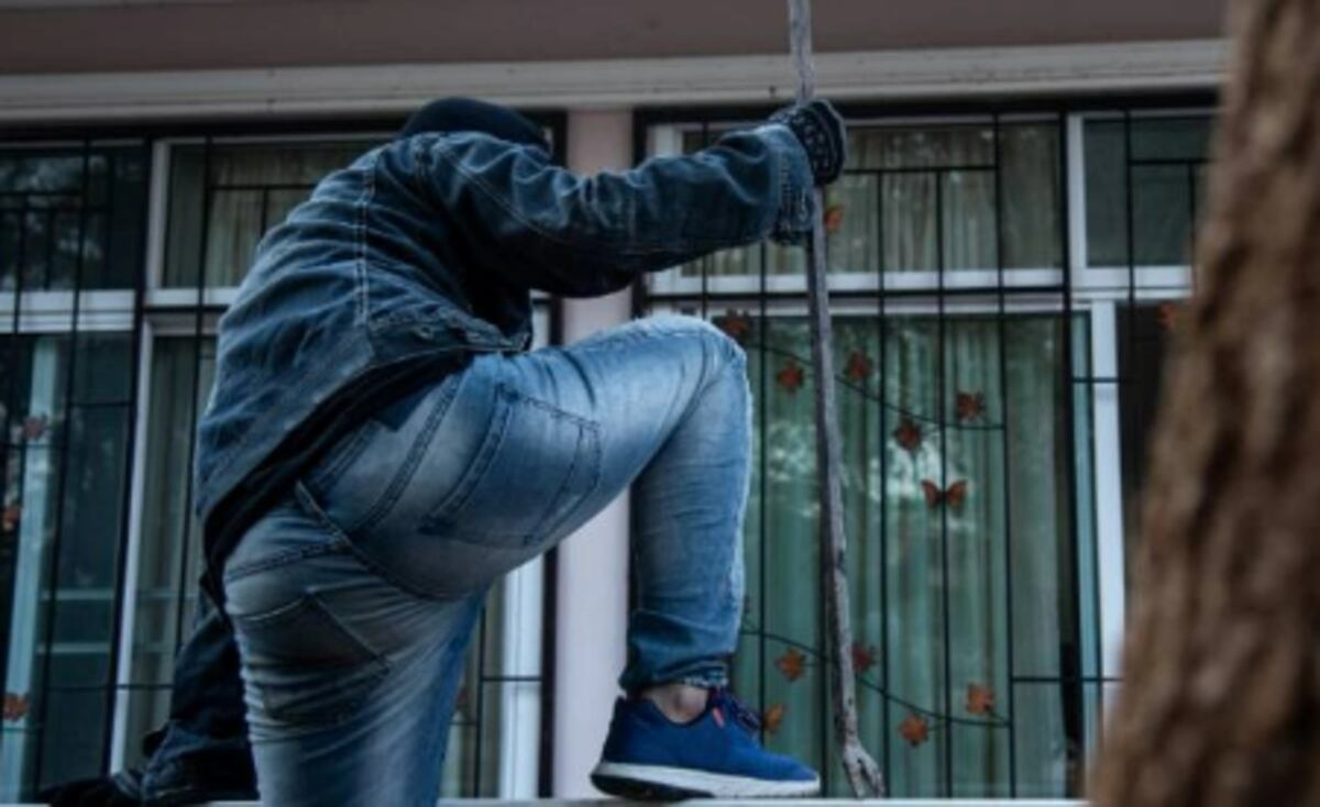 Por segundos, una mujer de La Plata se salvó de una entradera y todo quedó filmado