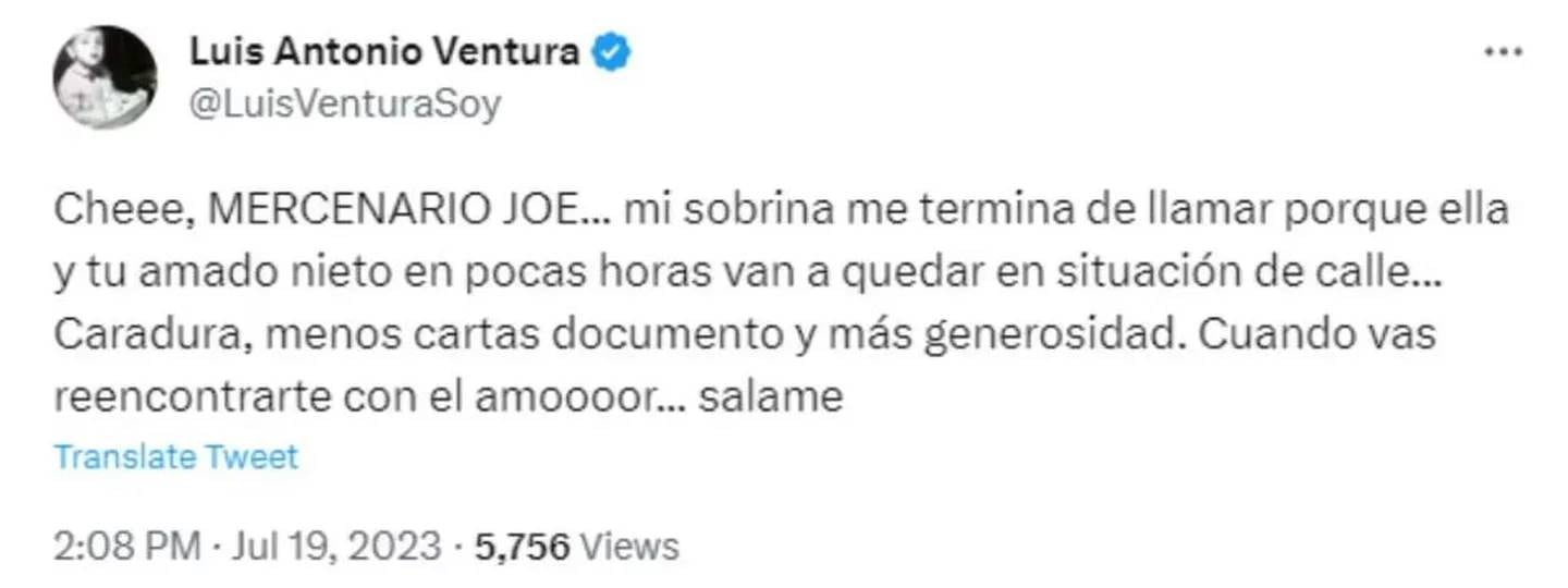 El conductor se solidarizó con la hija de Jorge Rial.