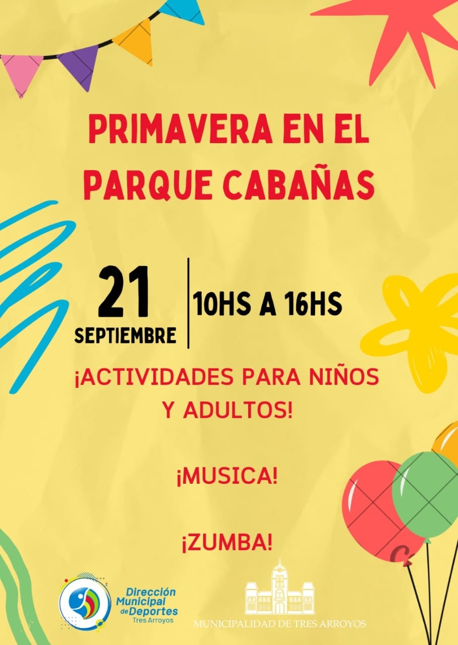 Fiesta de la Primavera en el Parque Cabañas de Tres Arroyos