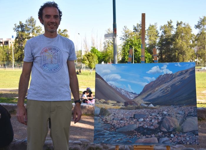 El mendocino reveló que su mayor inspiración es la montaña.