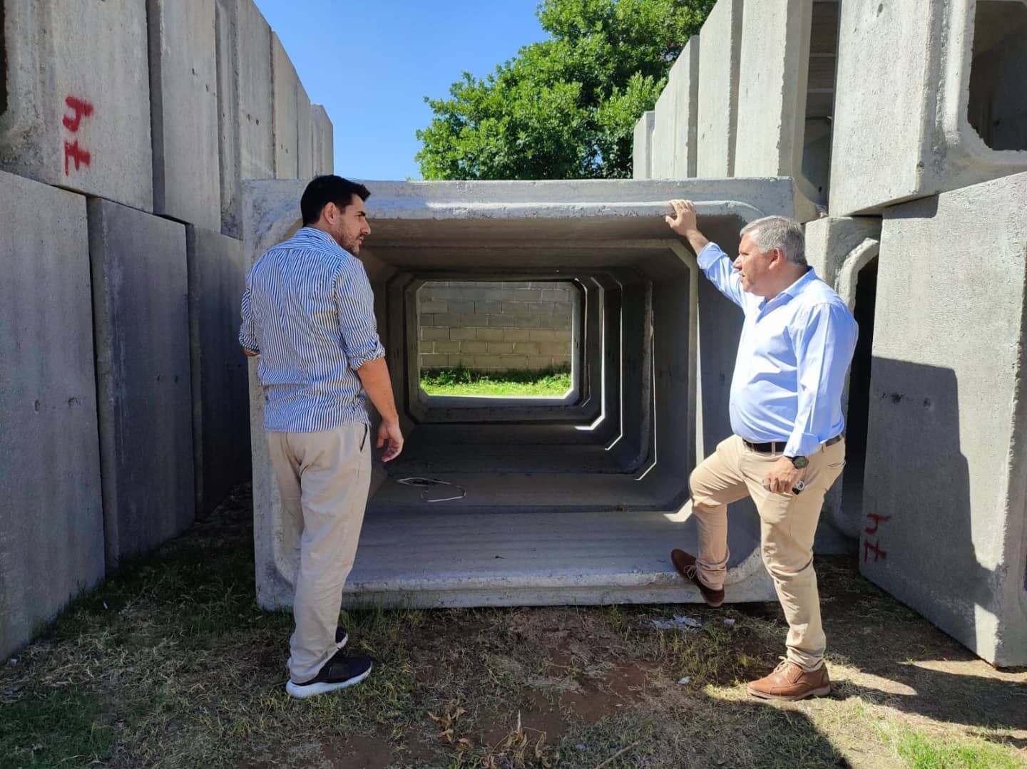 Obras de desagües pluviales en Arroyito