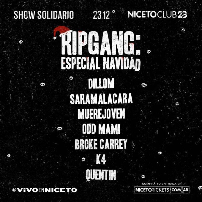 RIP Gang en Niceto Club