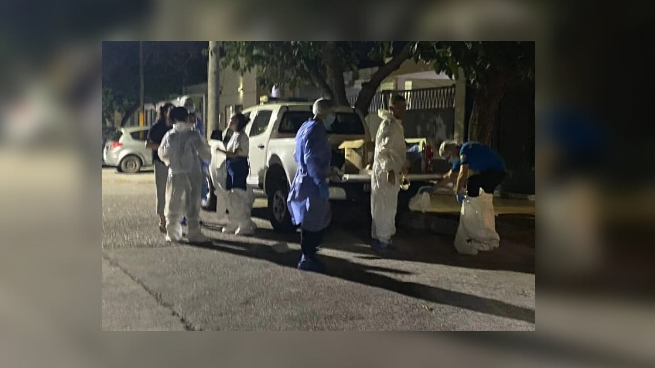 Operativo policial en la "casa del horror" en San Juan.