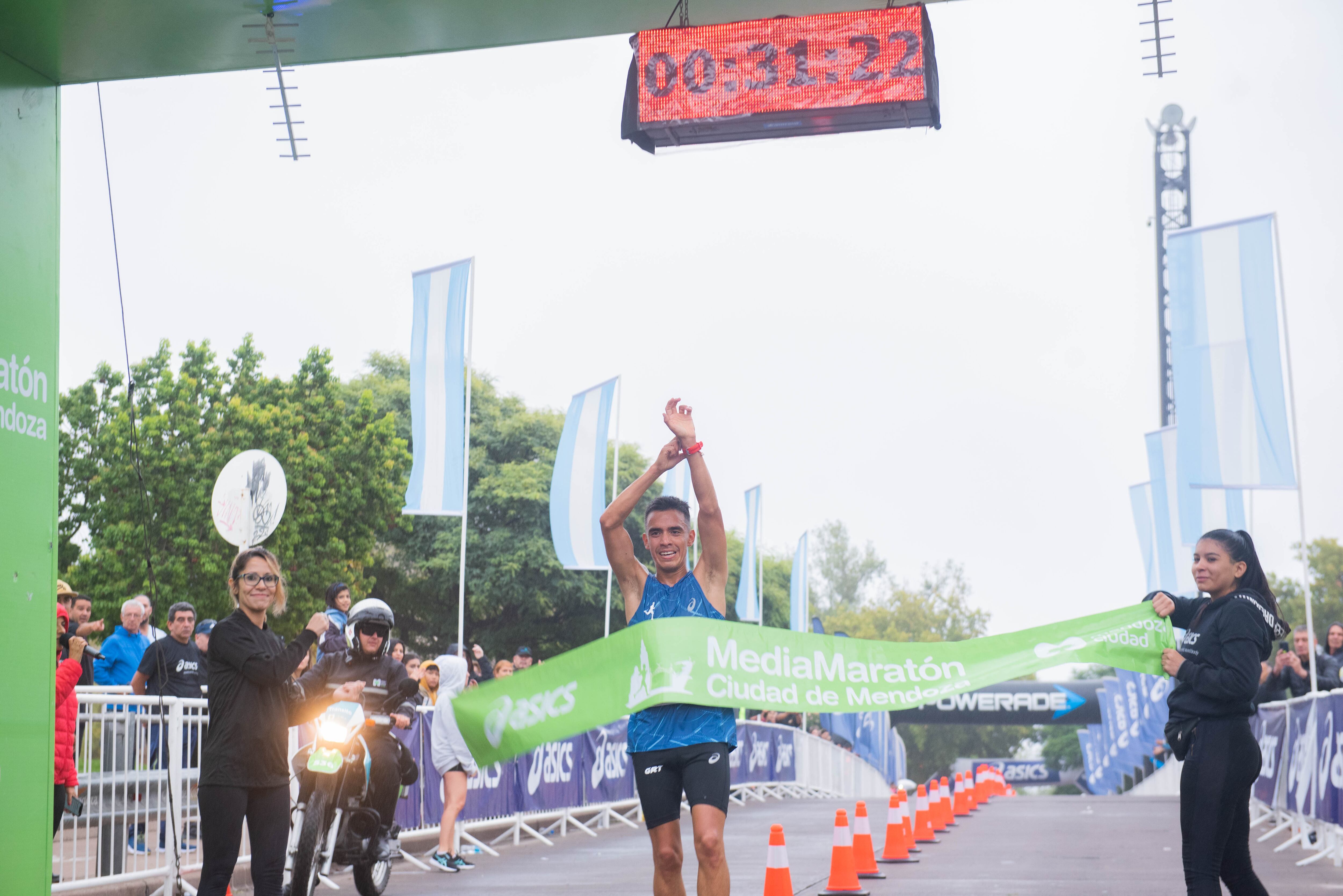 Miguel Garro, ganador de los 10 km.