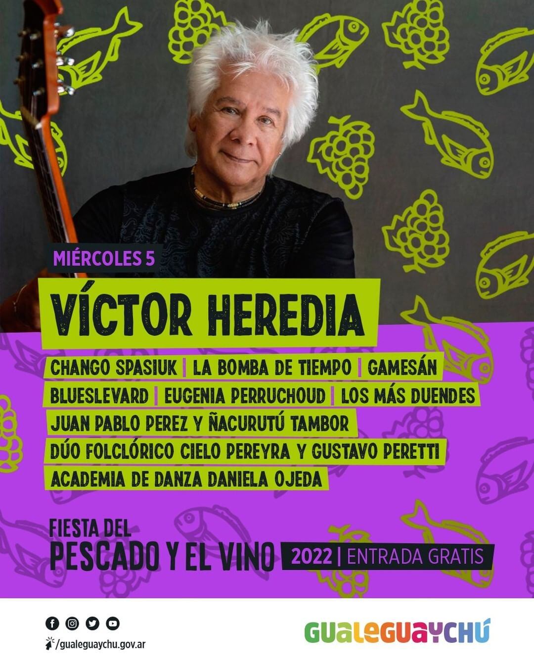 Vicentico en la Fiesta del Pescado y del Vino