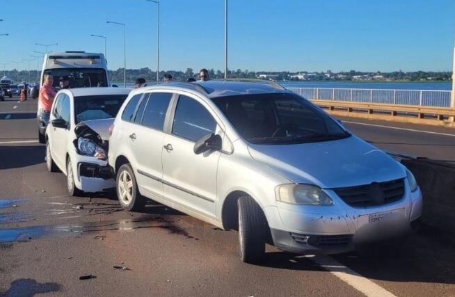 Posadas: accidente vial dejó a tres personas heridas.