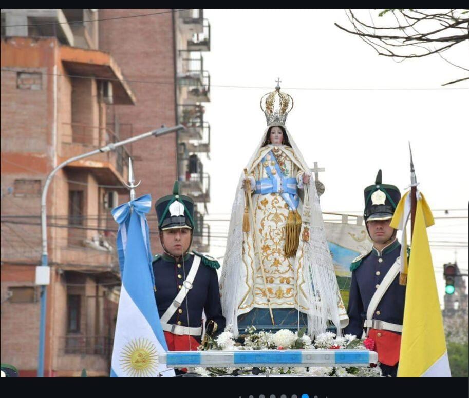 Una multitud participó de la peregrinación