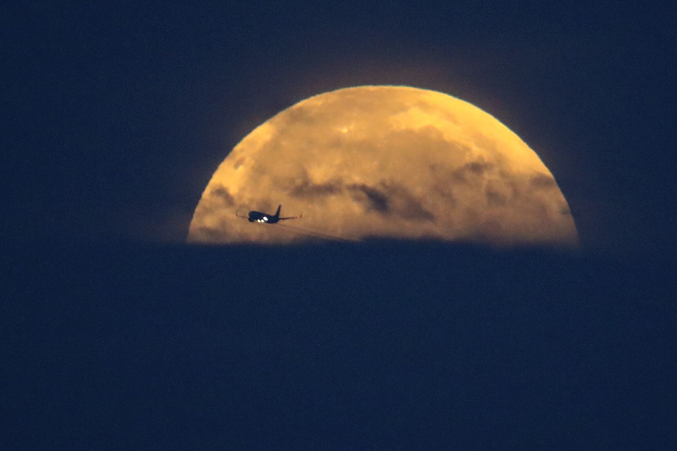 Luna de Sangre en Santa Monica, California