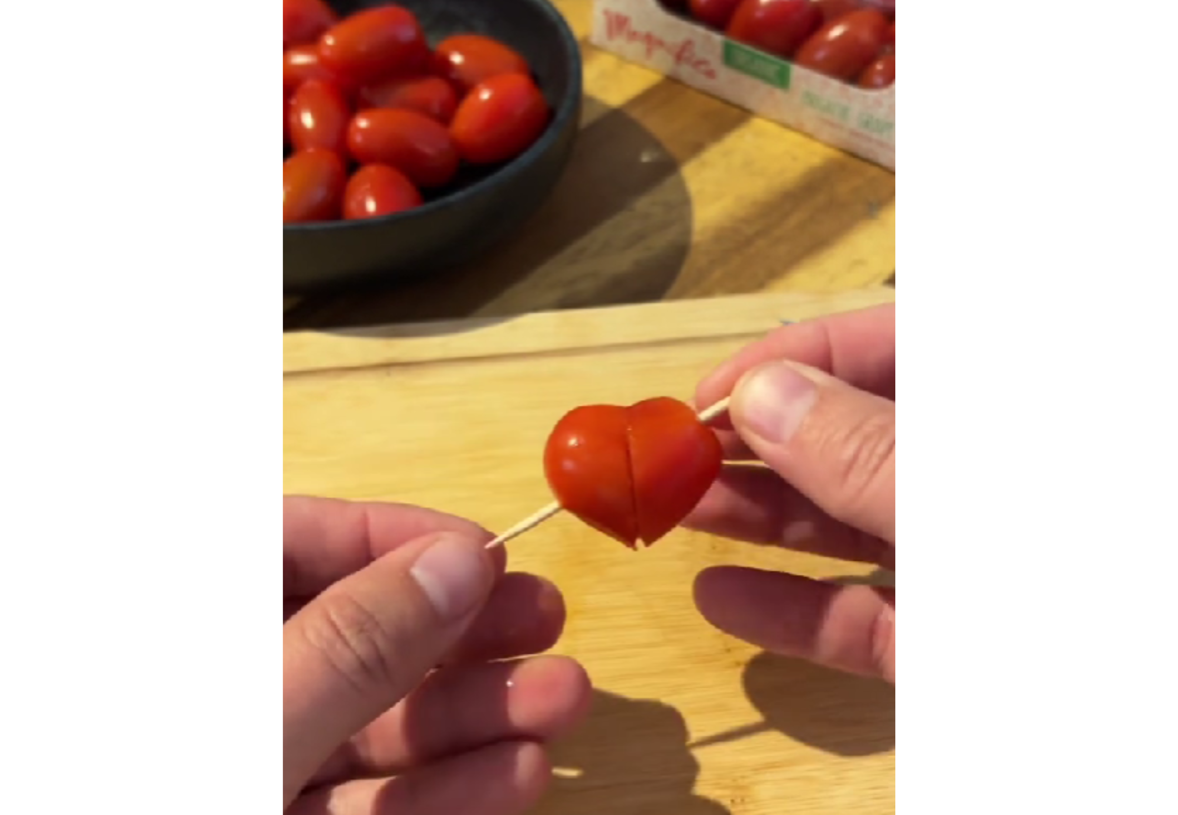 Es una forma muy fácil para hacer un detalle romántico.