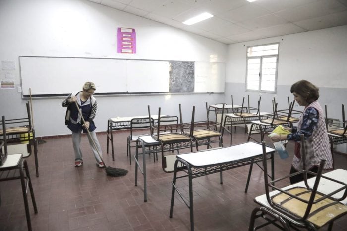 Los docentes de Salta están de paro hace unas tres semanas.