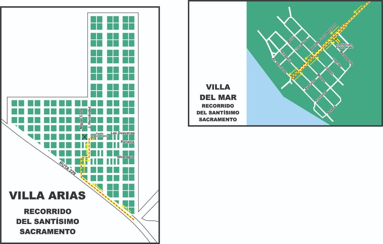 Recorrido de la Procesión 2022