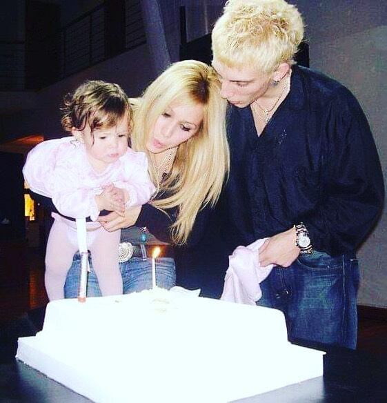 El Polaco y Karina con su hija Sol