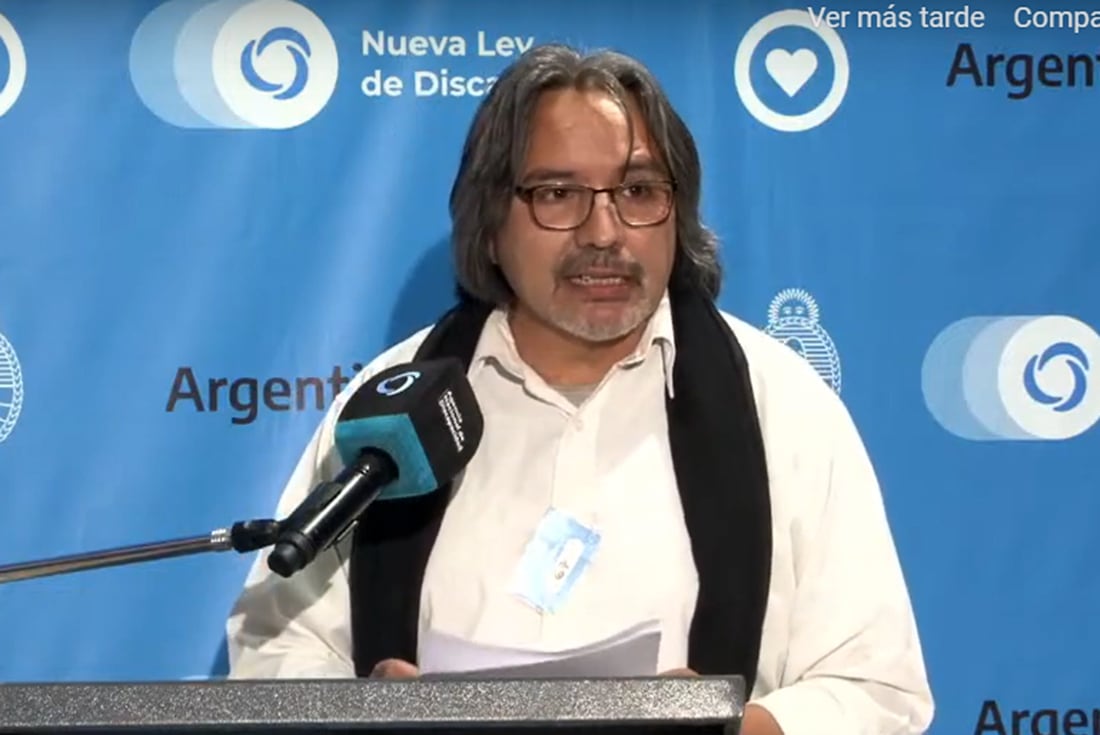 Federico Figueroa en la Audiencia Pública Nacional por la Ley de Discapacidad.