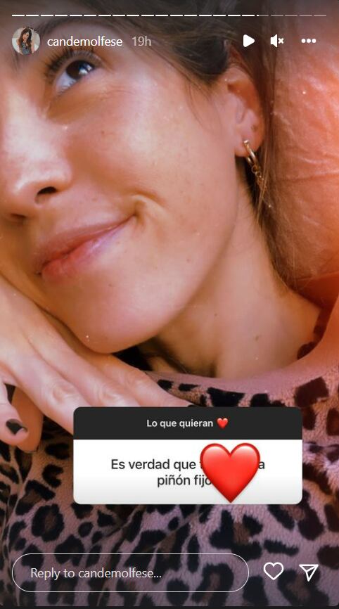 Cande Molfese habló de la relación con Gastón Soffritti