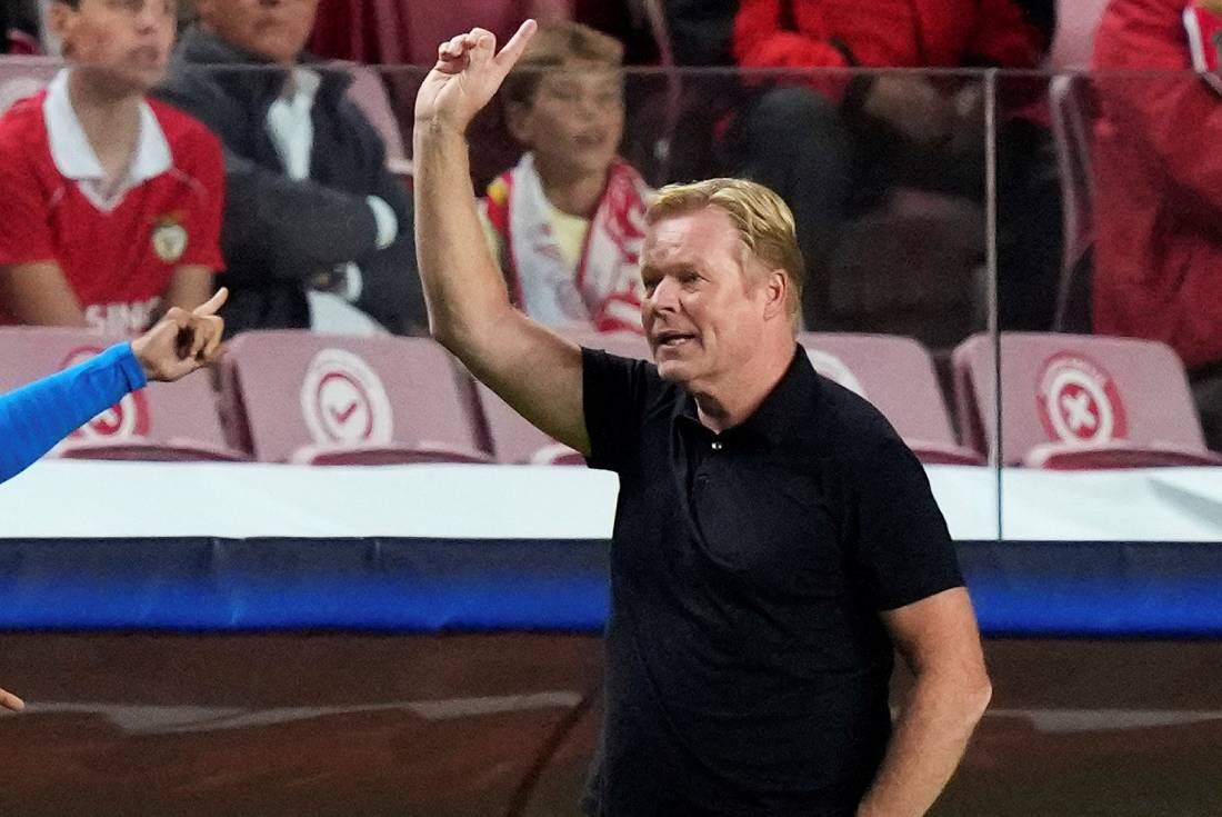 Koeman tiene las horas contadas en el Barcelona (AP)