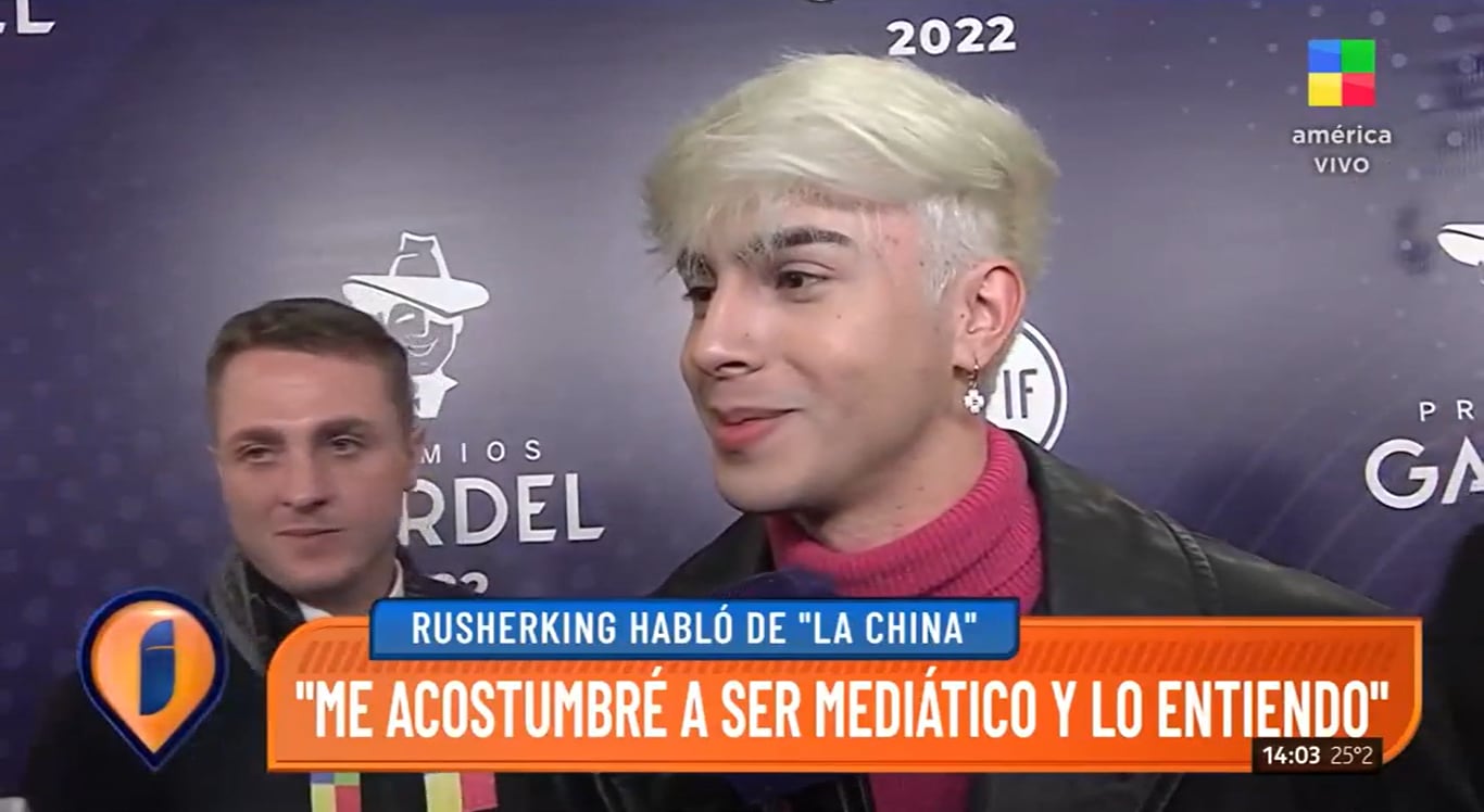 Rusherking habló sin filtro sobre la exposición de su romance con la China Suárez.