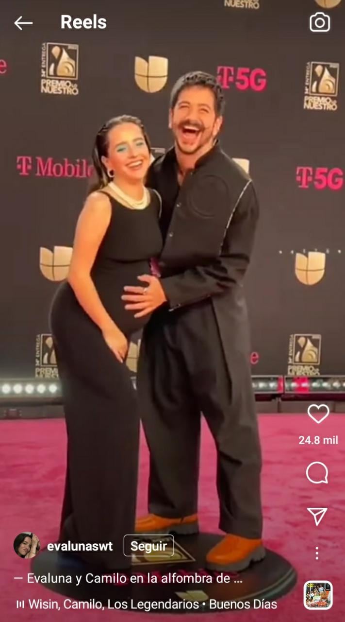 Camilo y Evaluna en los Premios Lo Nuestro 2022