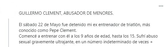 Una de las víctimas contó algunos detalles de su caso y pidió darle difusión a la investigación.