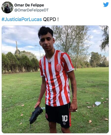 El pedido de Justicia por Lucas de los clubes del fútbol argentino.