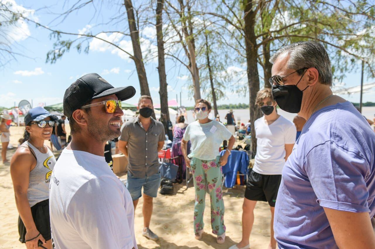 Adán Bahl estuvo presente en el Campeonato Argentino de Wakeboard  que se desarrolló en el Balneario Municipal