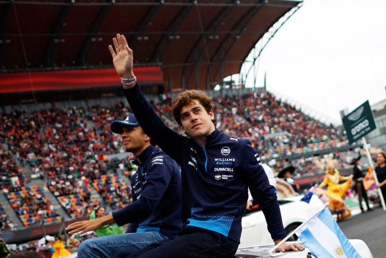 Franco Colapinto en el Gran Premio de México. (Prensa F1)