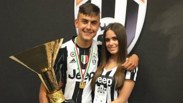 Antonella Cavalieri y Paulo Dybala.