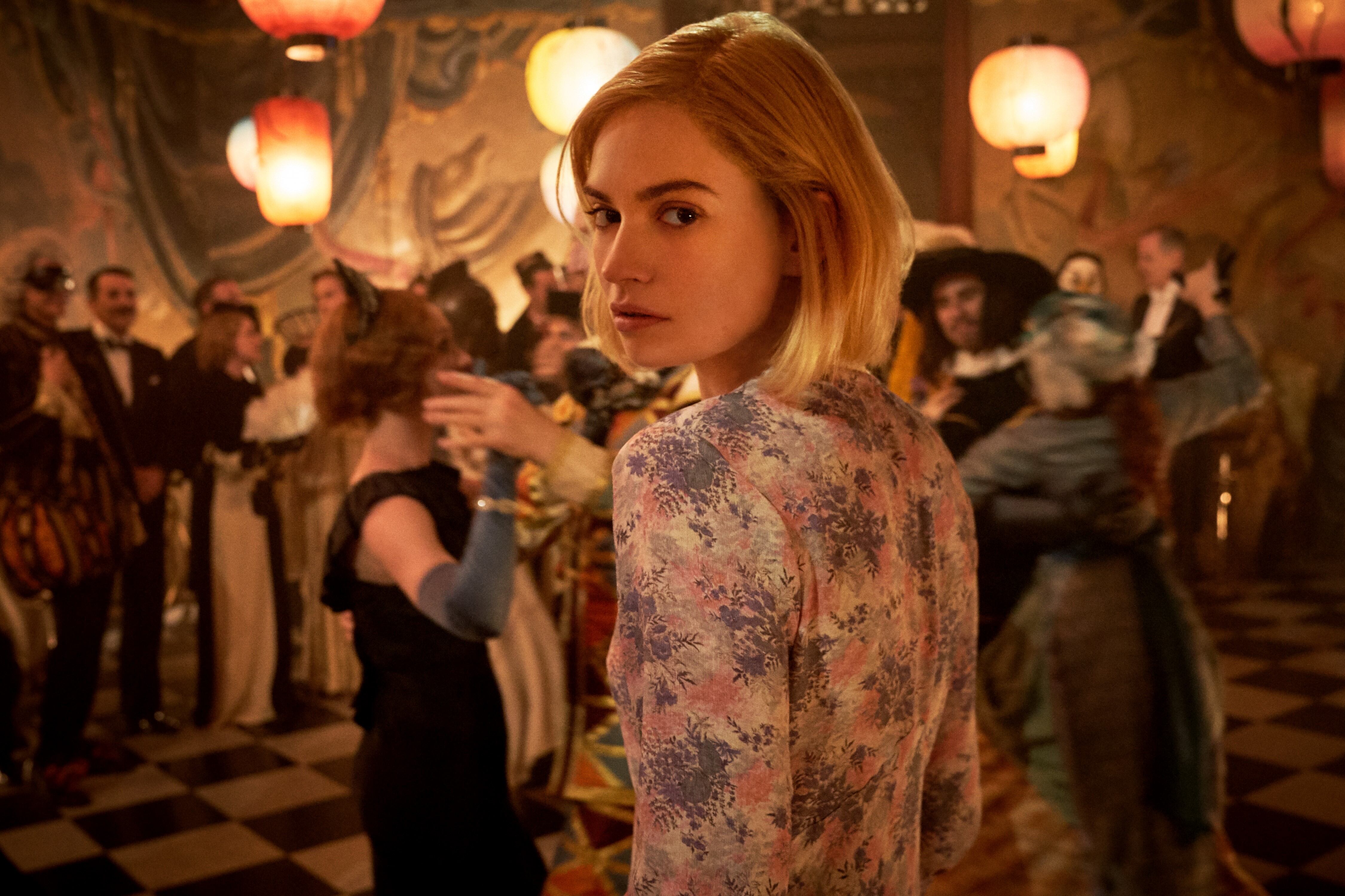 Lily James en Rebecca