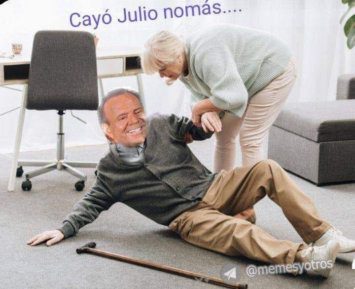 Llegó julio (el mes) y, con él, los mejores e infaltables memes de Julio Iglesias. Foto: Twitter.